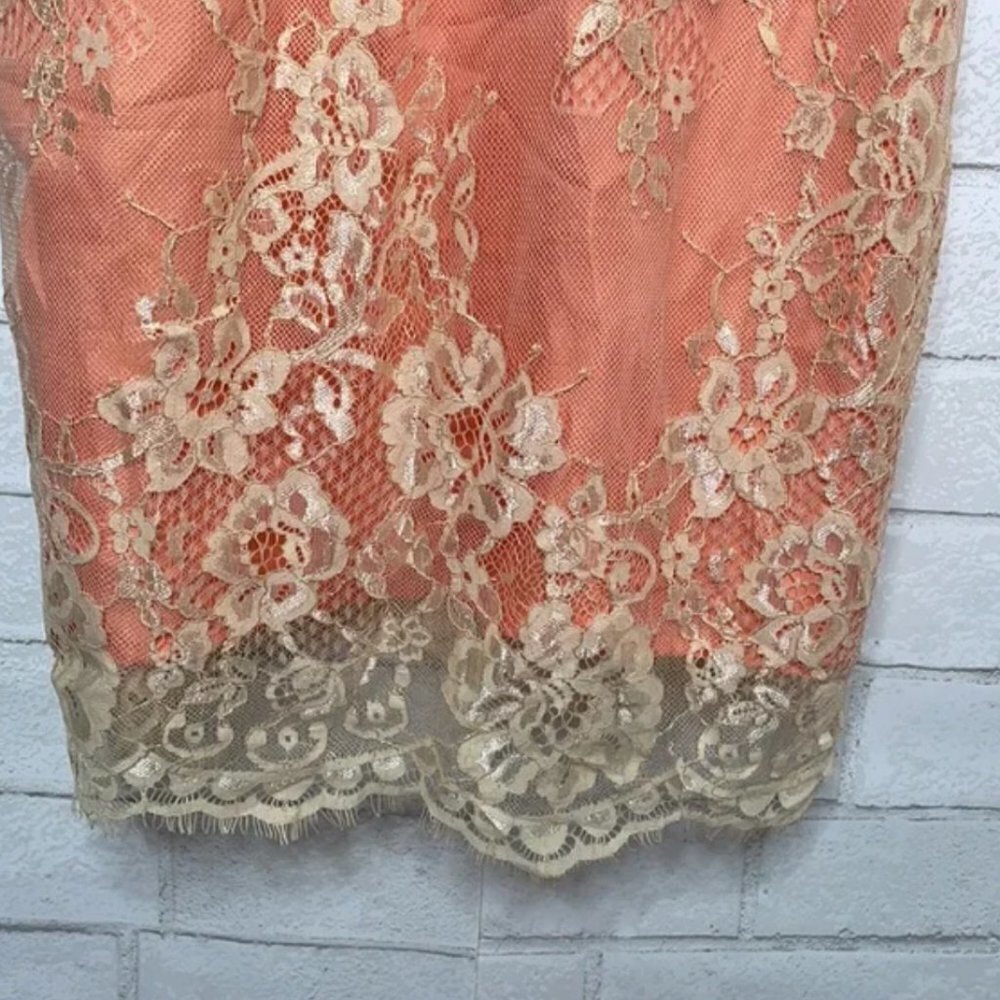 NWT Wayf Orange Lace Cami Dress - Picture 5 of 13